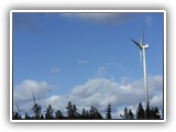 Märynummen tuulivoimapuisto avattiin näyttävästi keskiviikkona 22.4. Kuvan otti Raimo Pekkinen. 