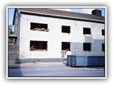 Rummunlyöjänkatu 9 :stä purettu talo syksyllä 1983.