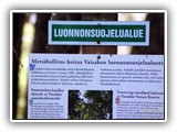 Alueelle saavuttaessa kannattaa lukea opastaulu.